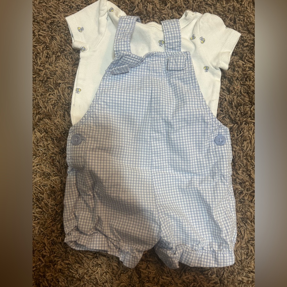 Carter's Blue and White Kids Matching Set